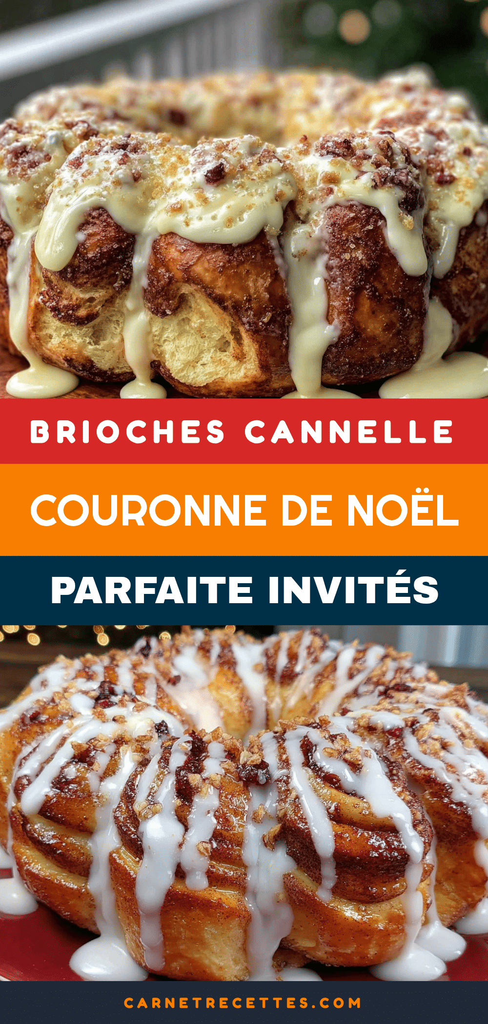 couronne de brioches à la cannelle recipe