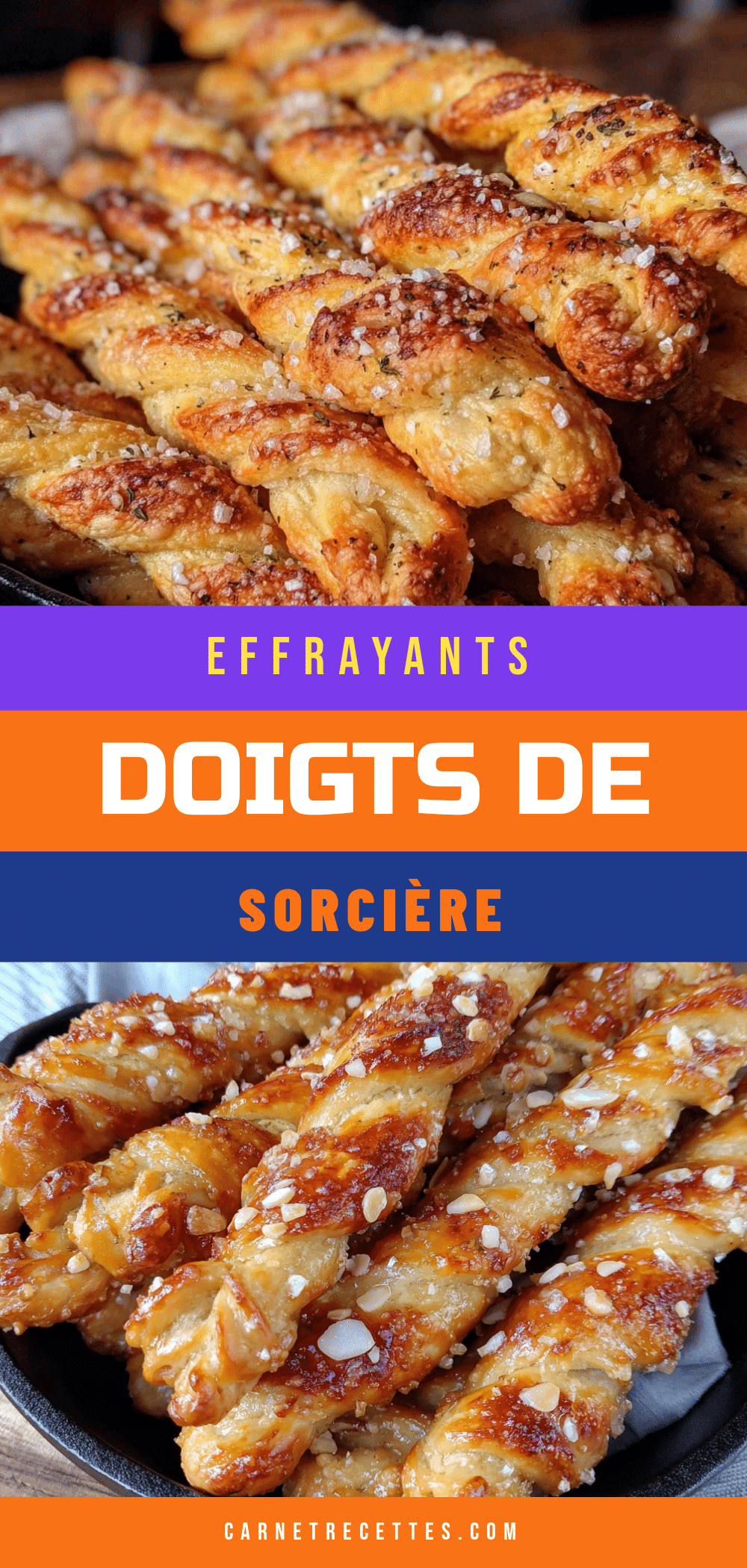 croquants bretzels doigts de sorcière recipe