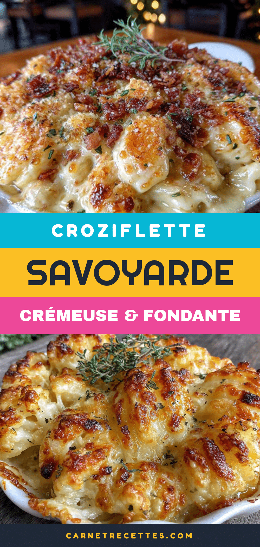 croziflette savoyarde crémeuse et fondante recipe