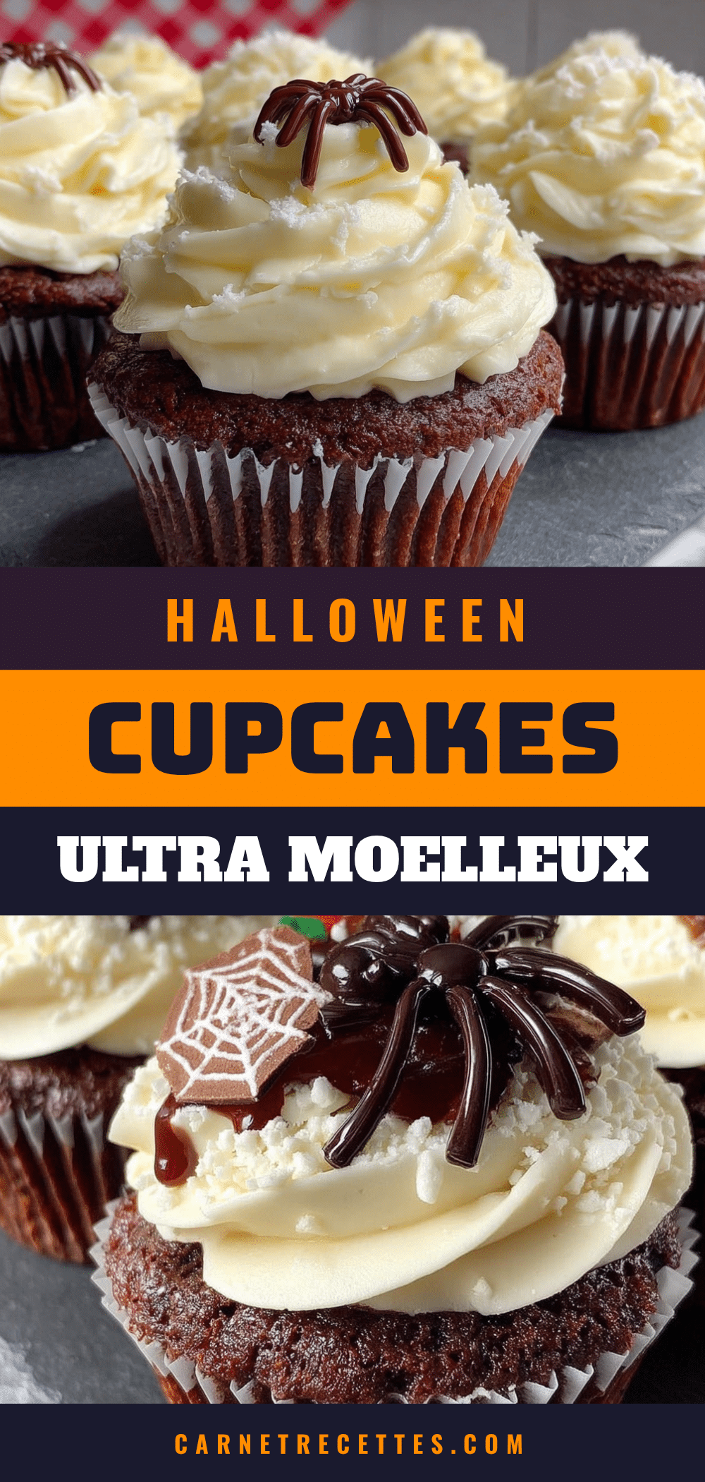 cupcakes black velvet d’halloween ultra moelleux recipe