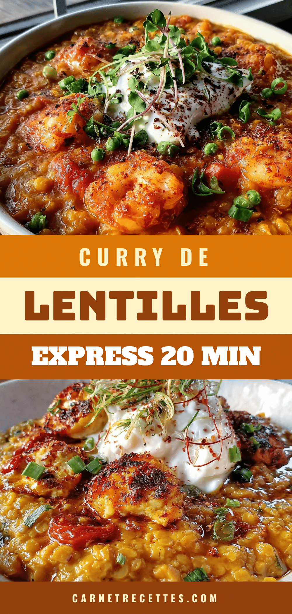 curry de lentilles corail express recipe