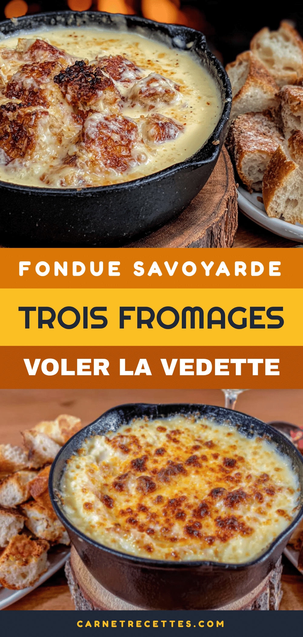fondue savoyarde trois fromages recipe