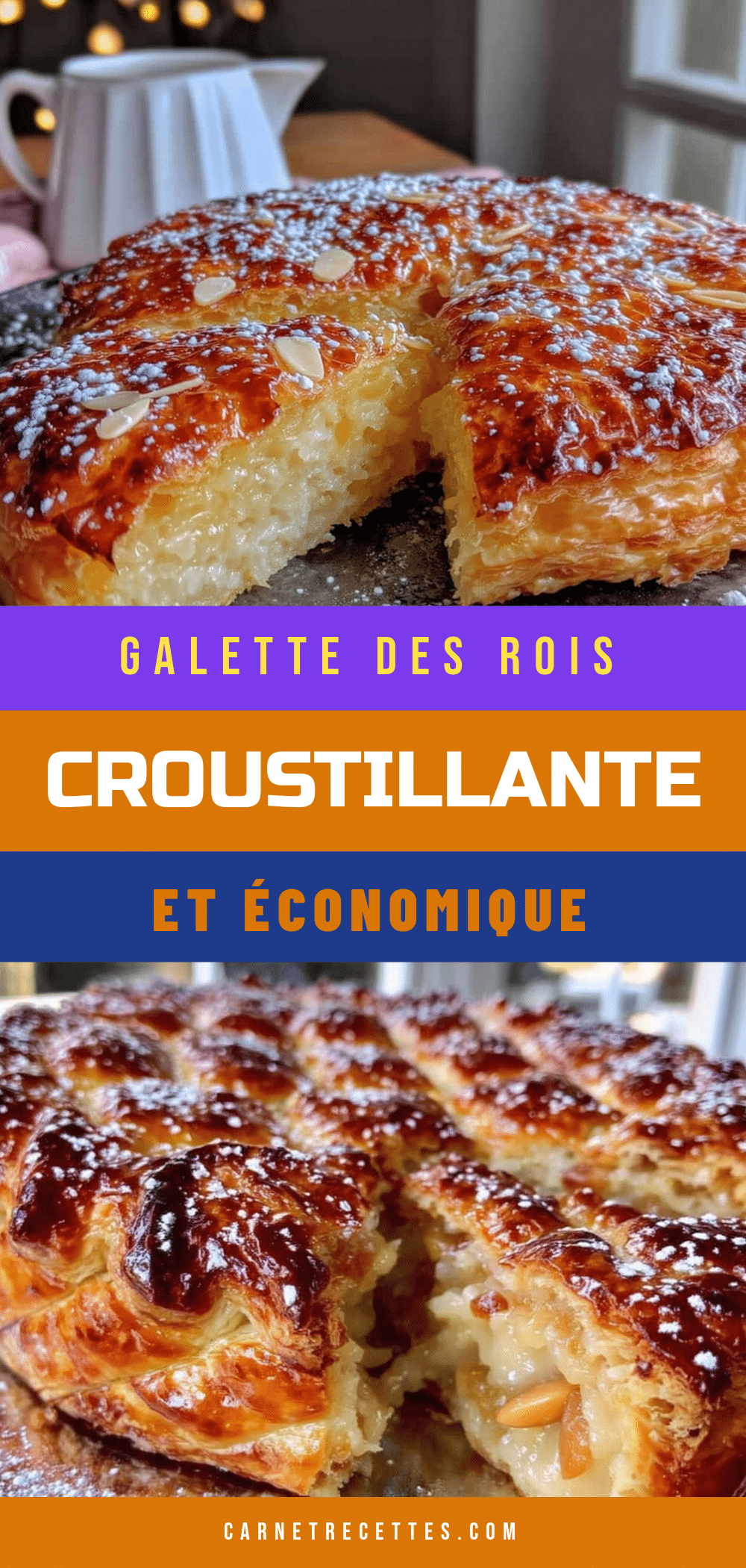 galette des rois croustillante et économique recipe