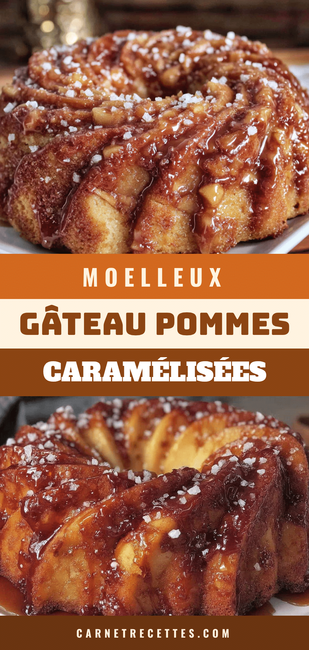 gâteau bundt aux pommes caramélisées recipe