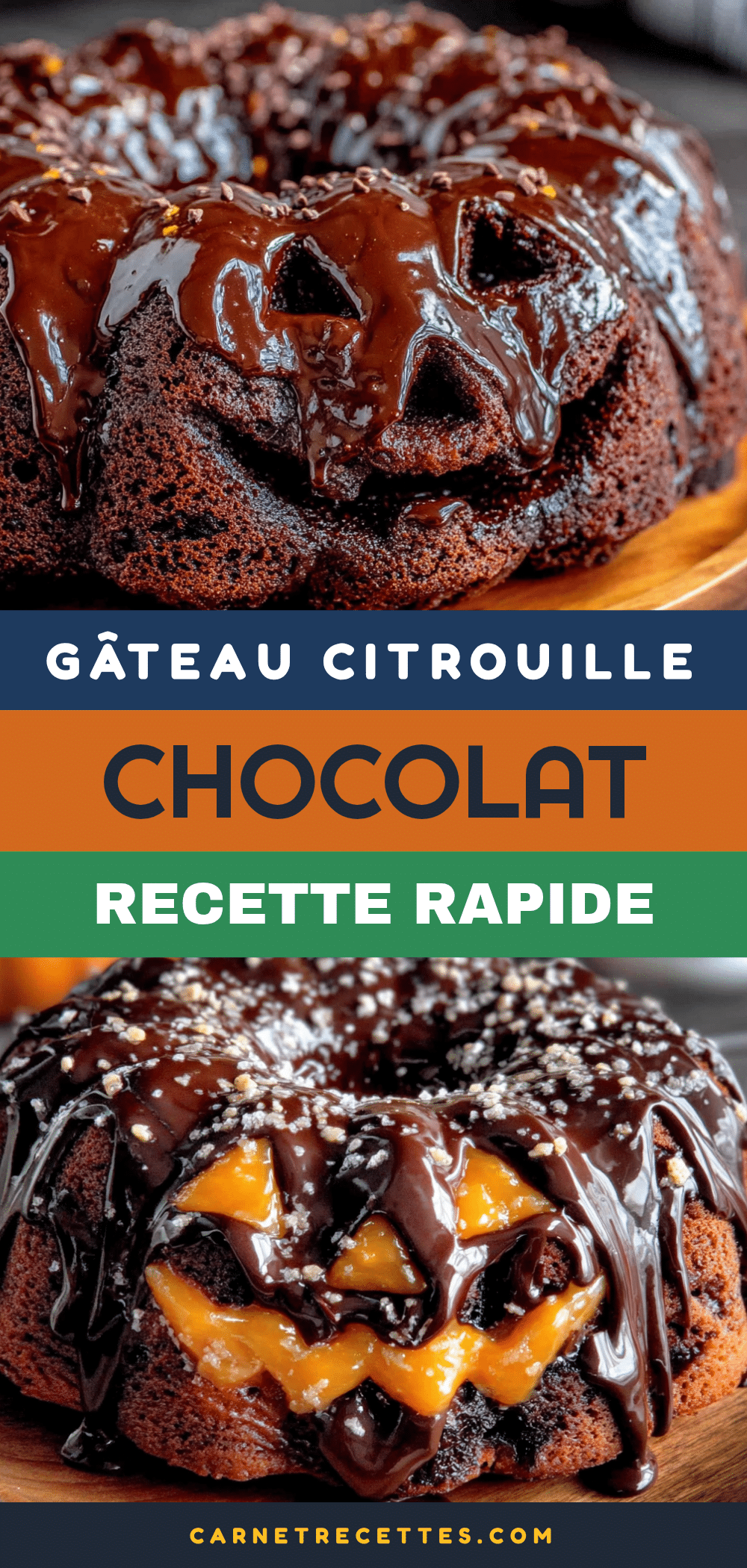 gâteau citrouille chocolat fondant recipe
