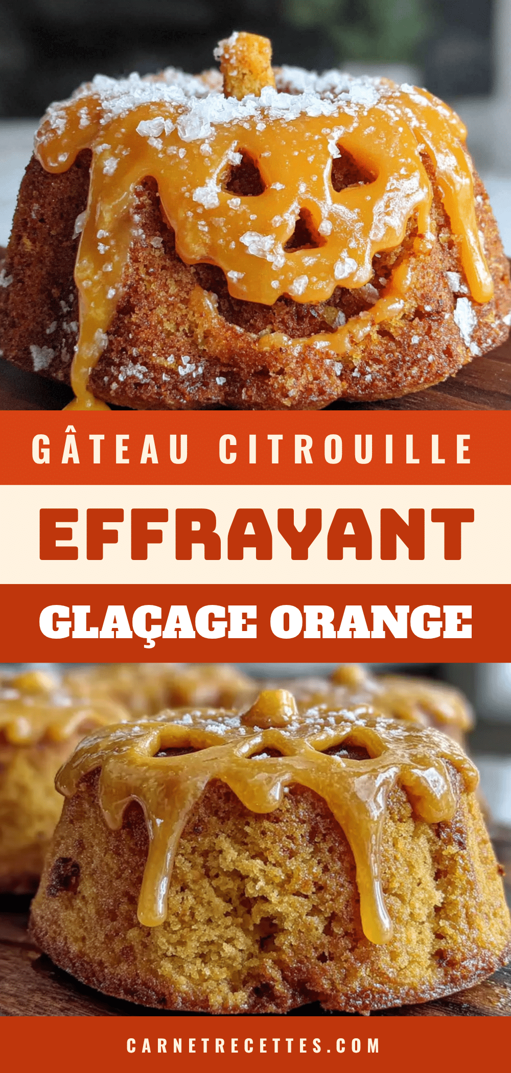 gâteau citrouille effrayant recipe