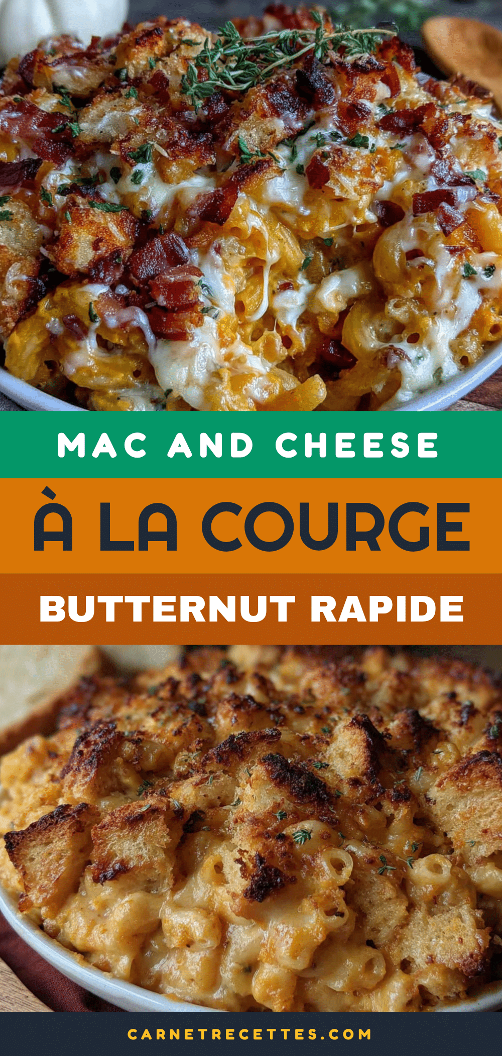 mac and cheese à la courge butternut rapide recipe
