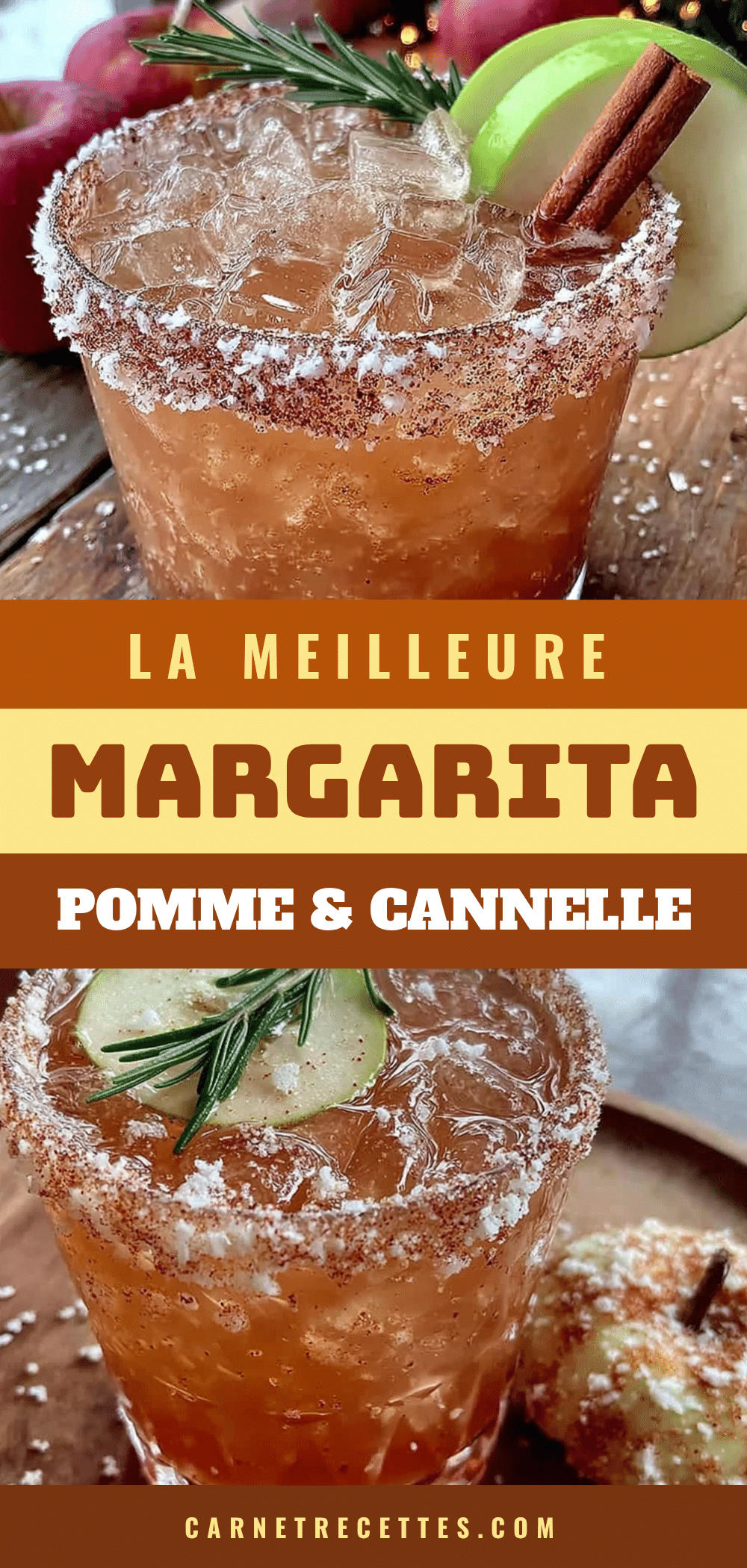 margarita à la pomme et cannelle recipe