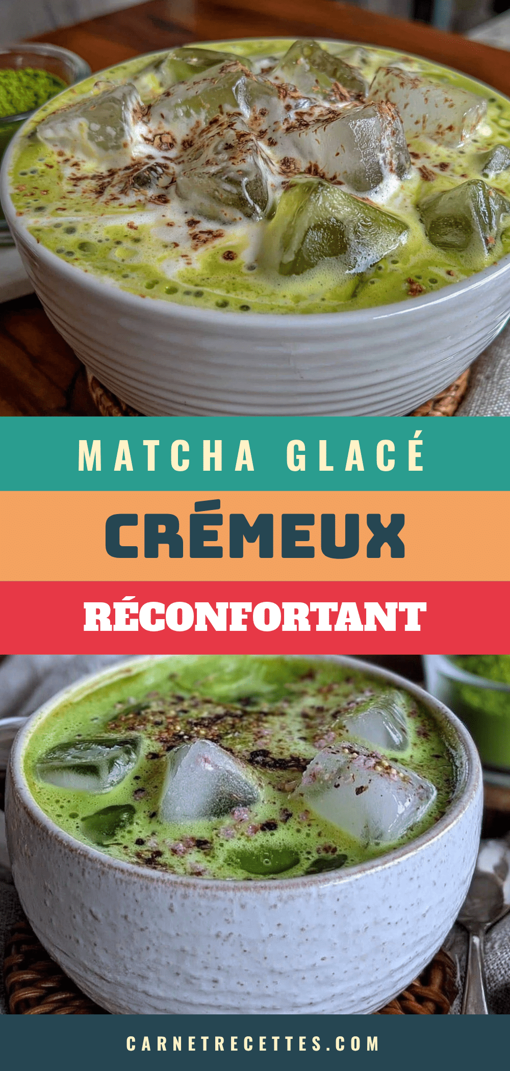 matcha glacé crémeux recipe