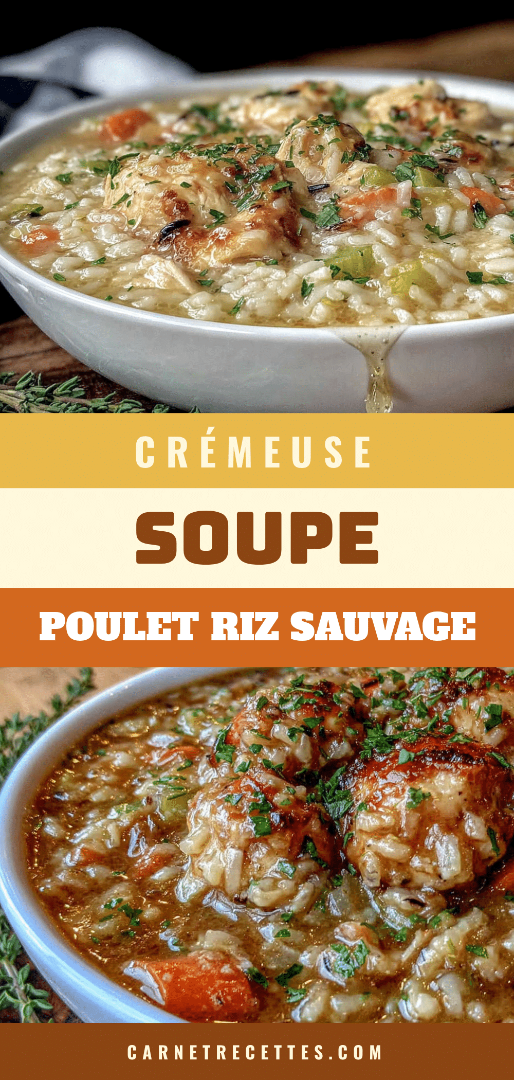 meilleure soupe poulet riz sauvage crémeuse recipe