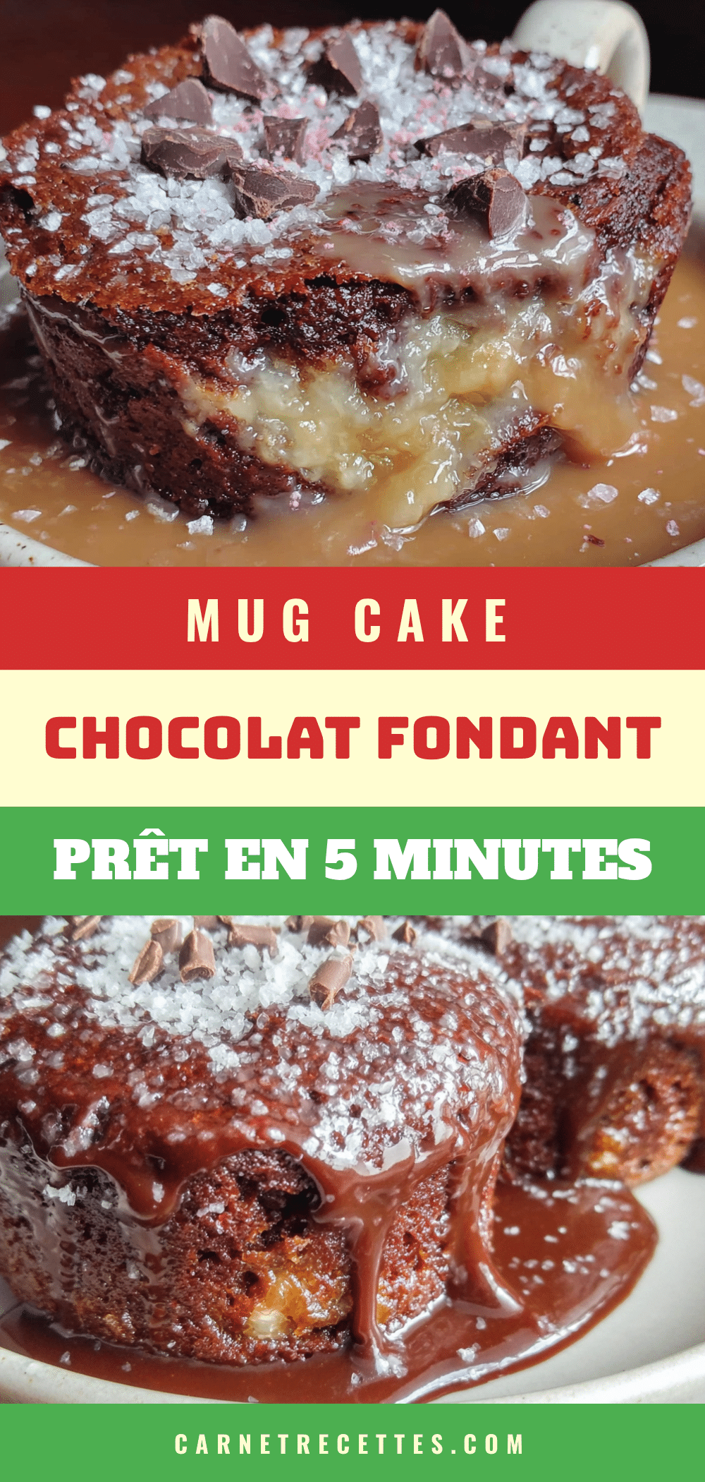 mug cake chocolat fondant prêt en 5 minutes recipe