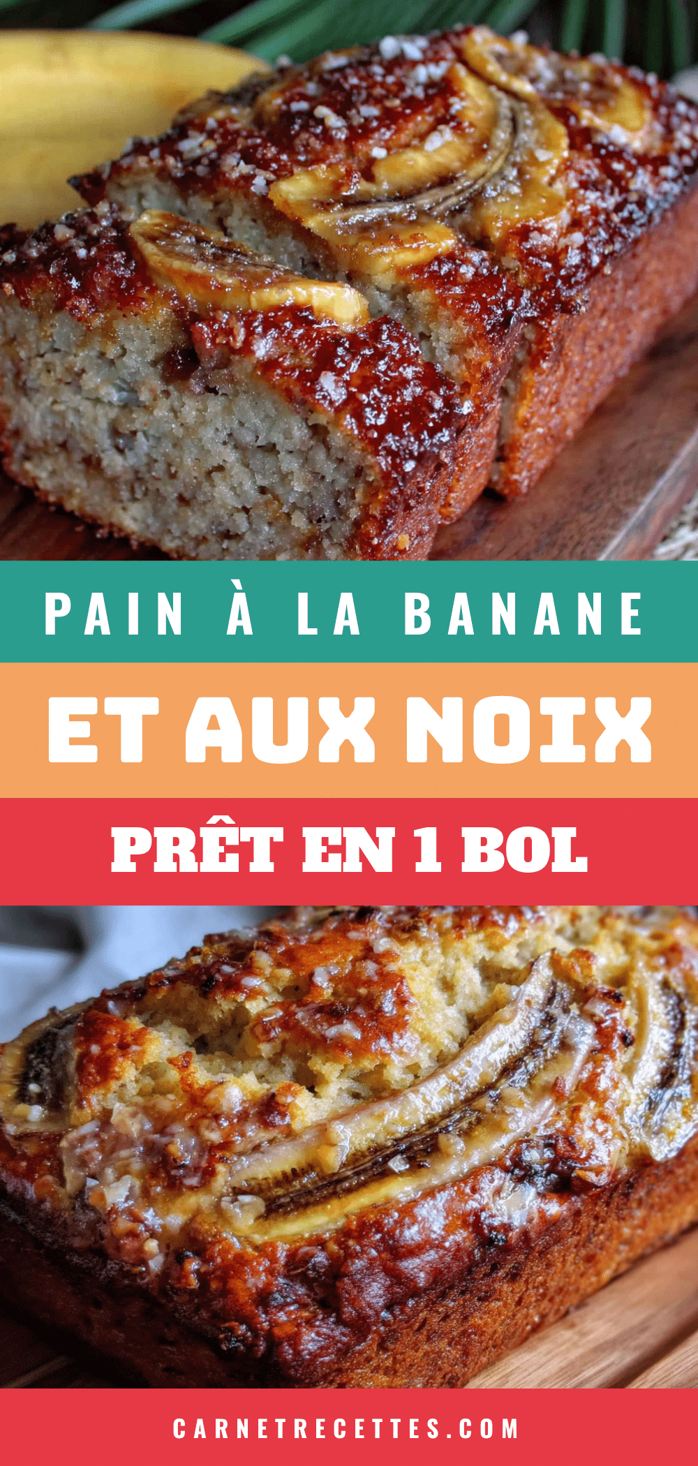 pain à la banane et aux noix facile 1 bol recipe