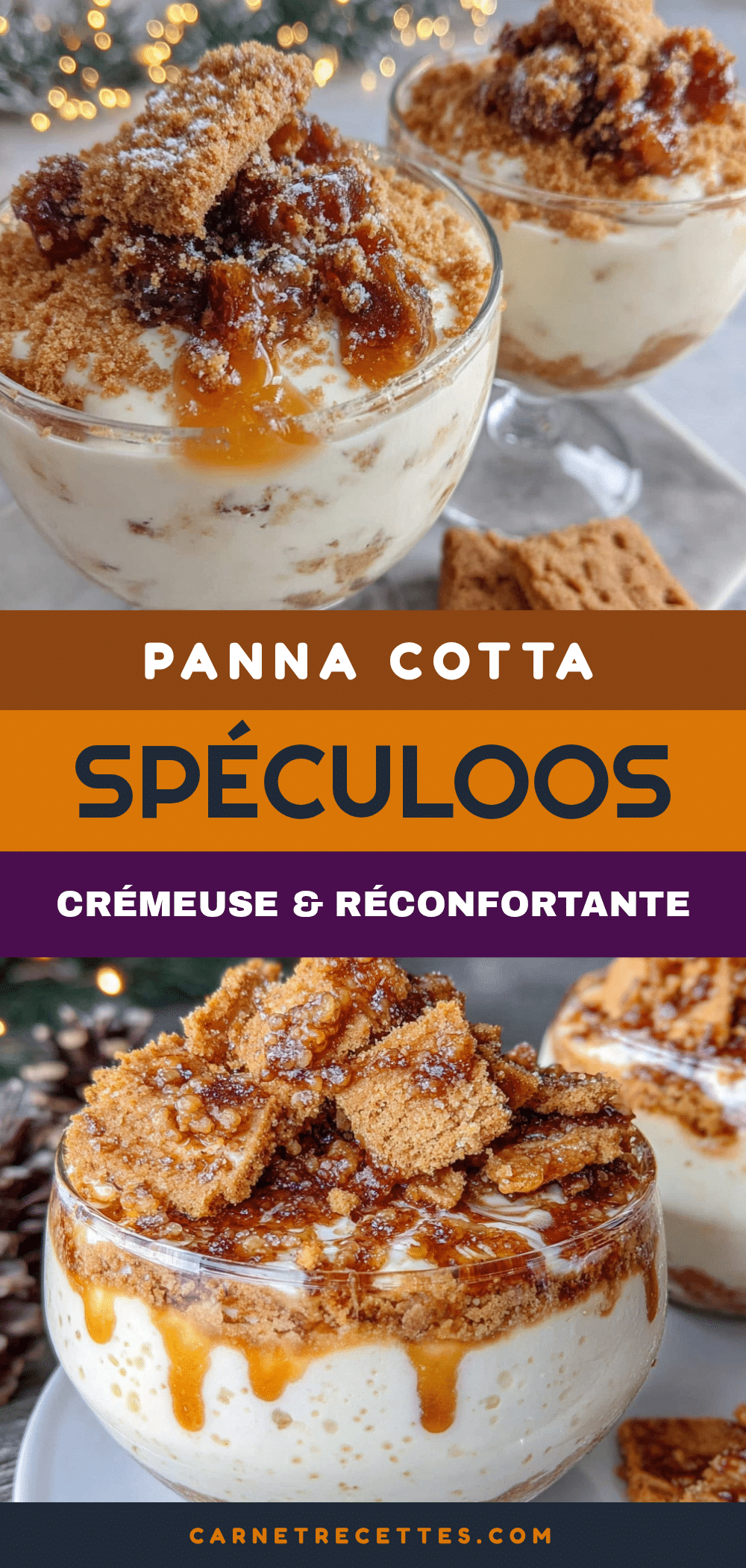 panna cotta spéculoos crémeuse recipe
