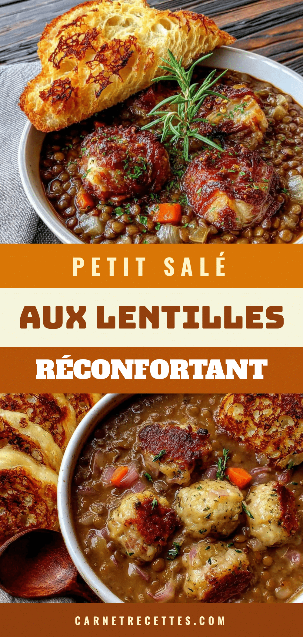 petit salé aux lentilles réconfortant et économique recipe