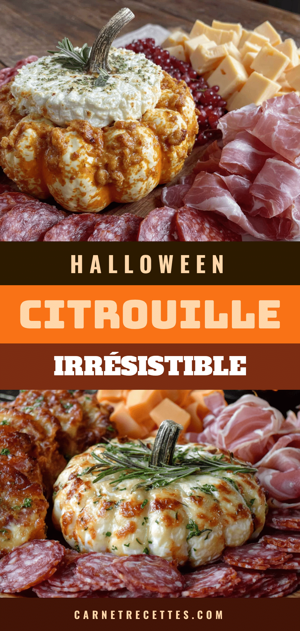 plateau dHalloween à la citrouille recipe