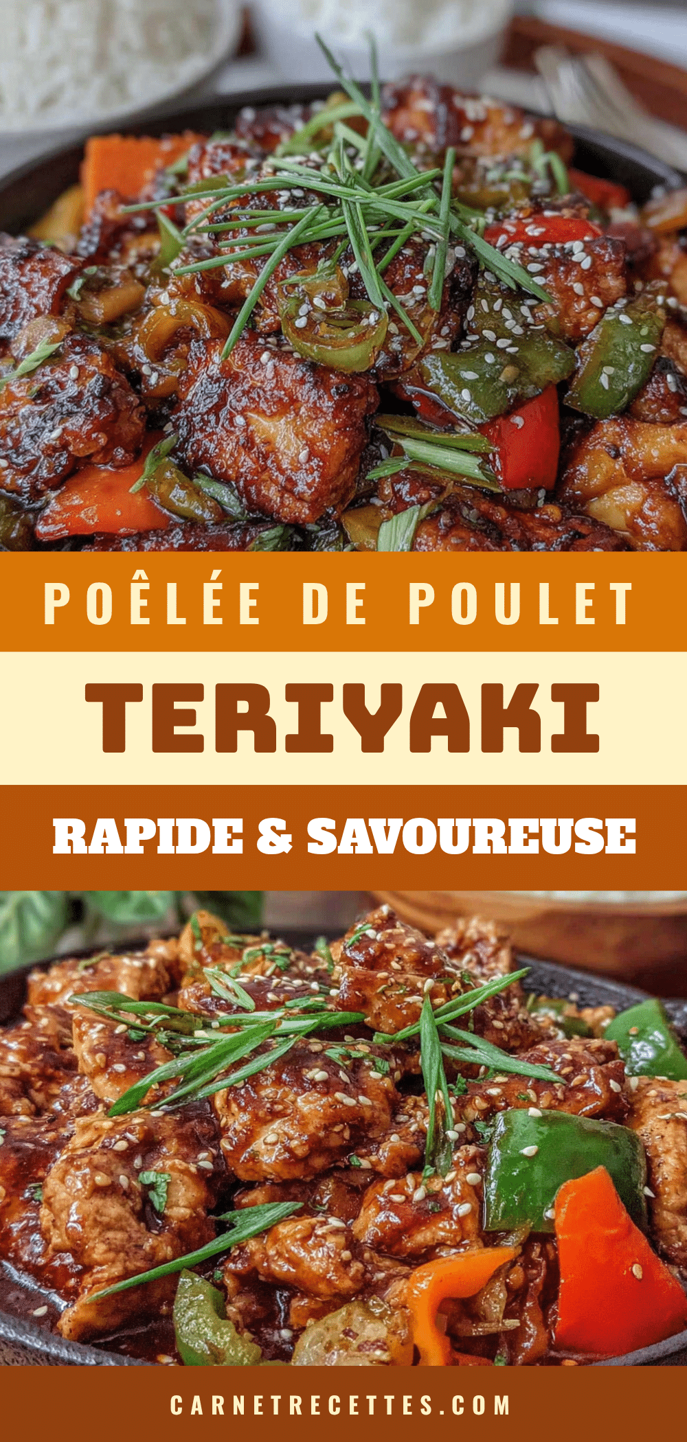 poêlée de poulet teriyaki rapide recipe