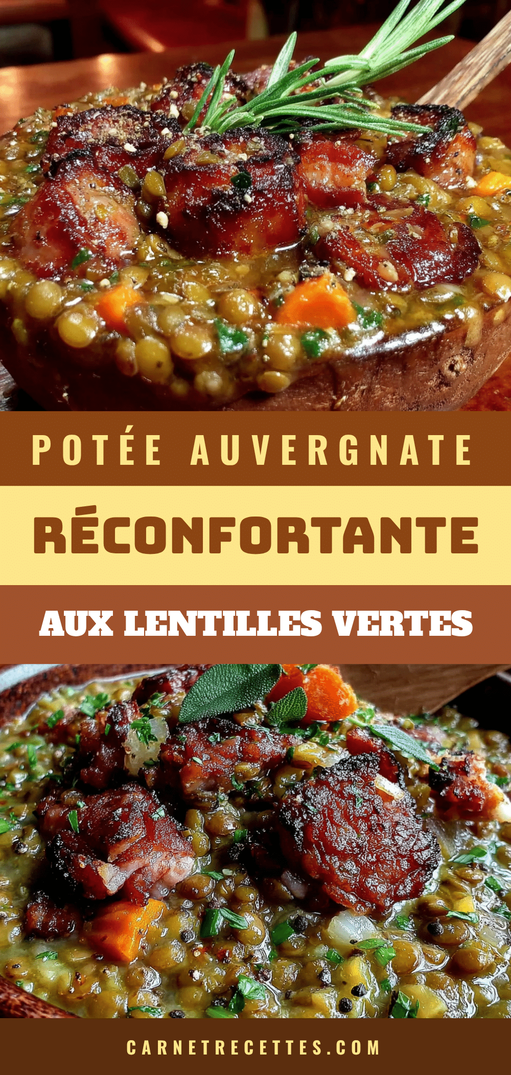 potée auvergnate aux lentilles vertes recipe