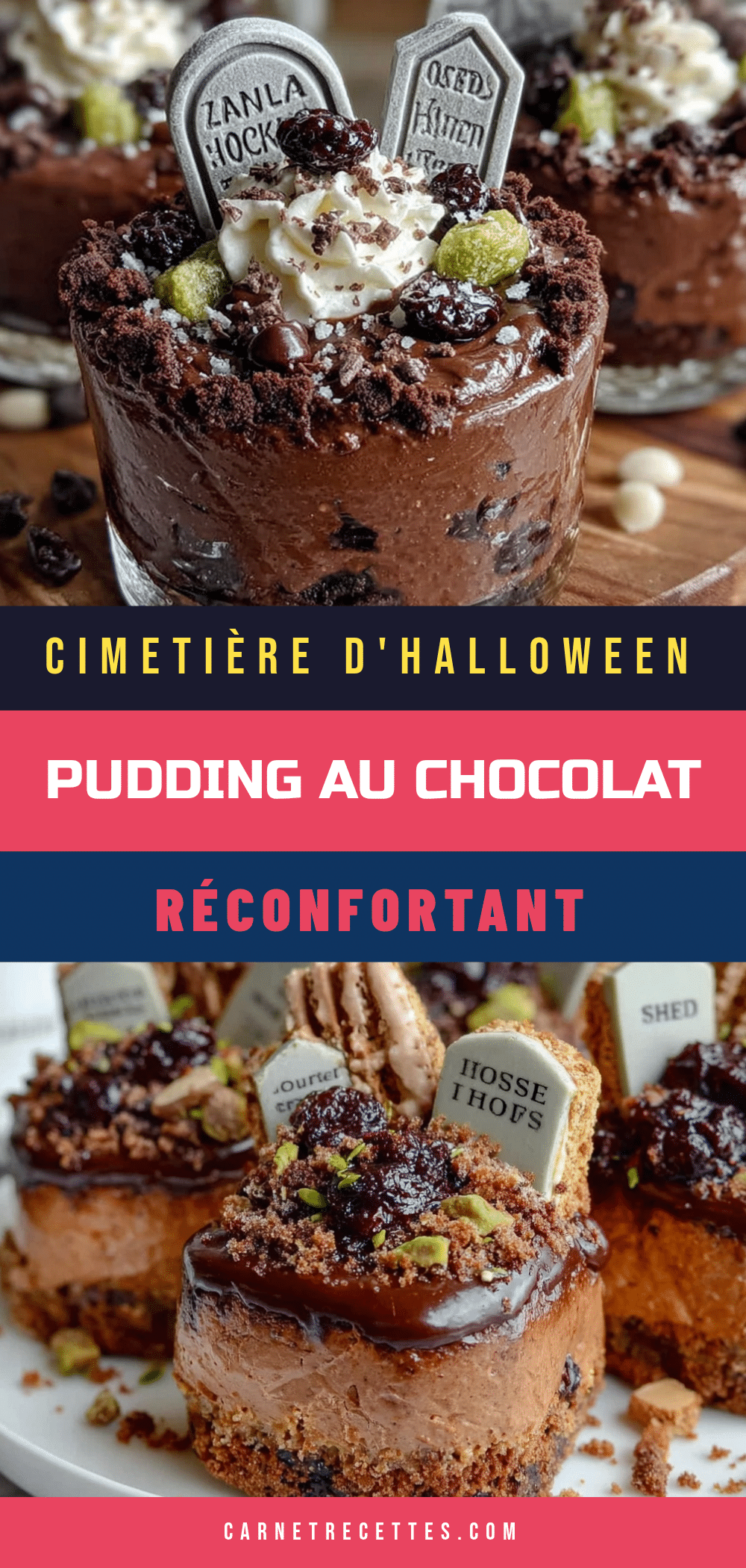 pudding au chocolat halloween réconfortant recipe