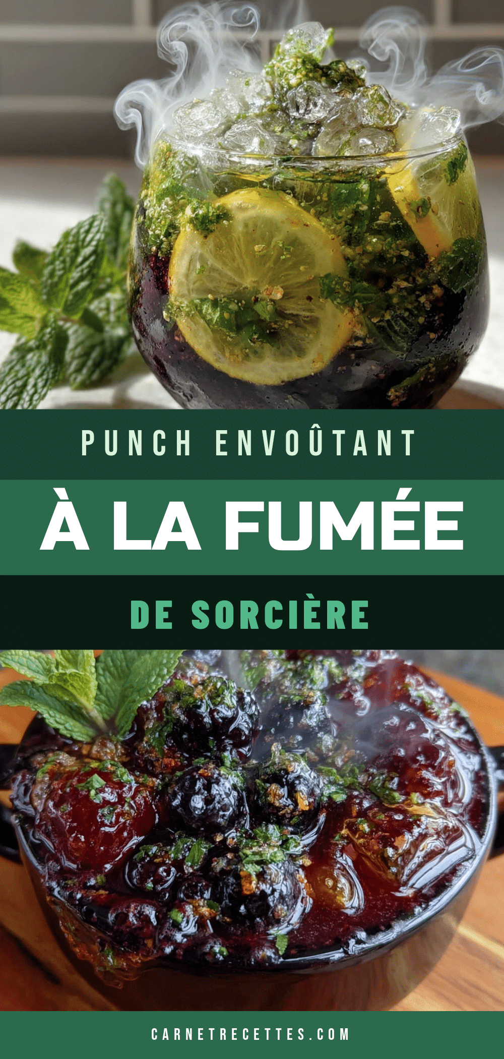 punch envoûtant à la fumée de sorcière recipe