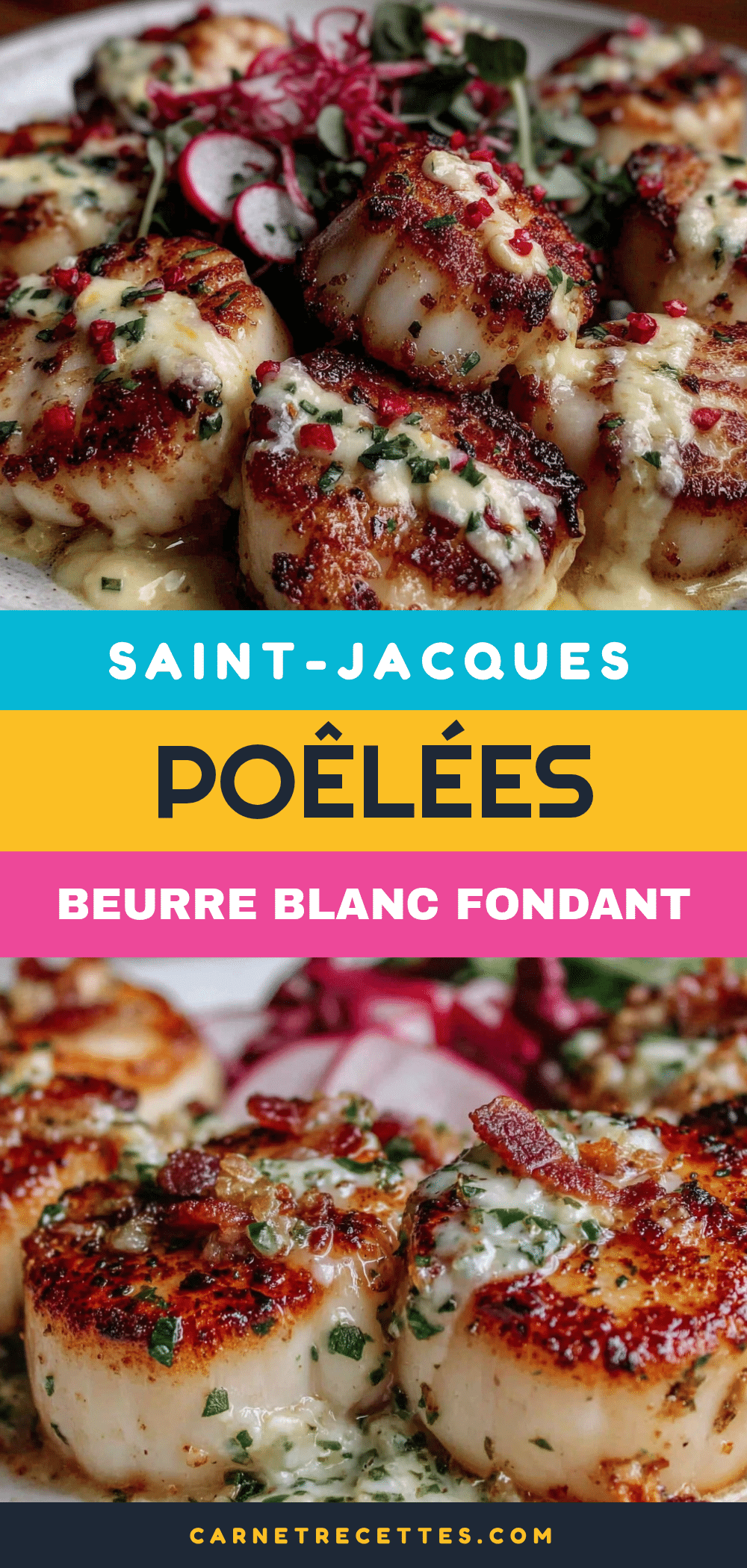 Saint-Jacques poêlées au beurre blanc recipe