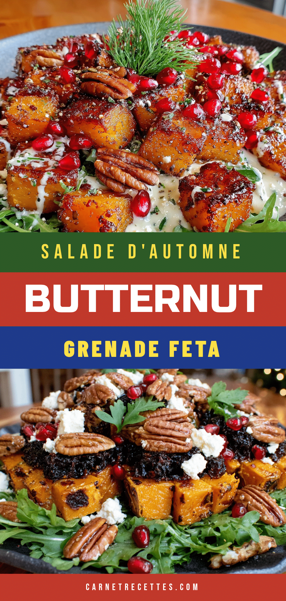 salade dautomne butternut grenade feta recipe