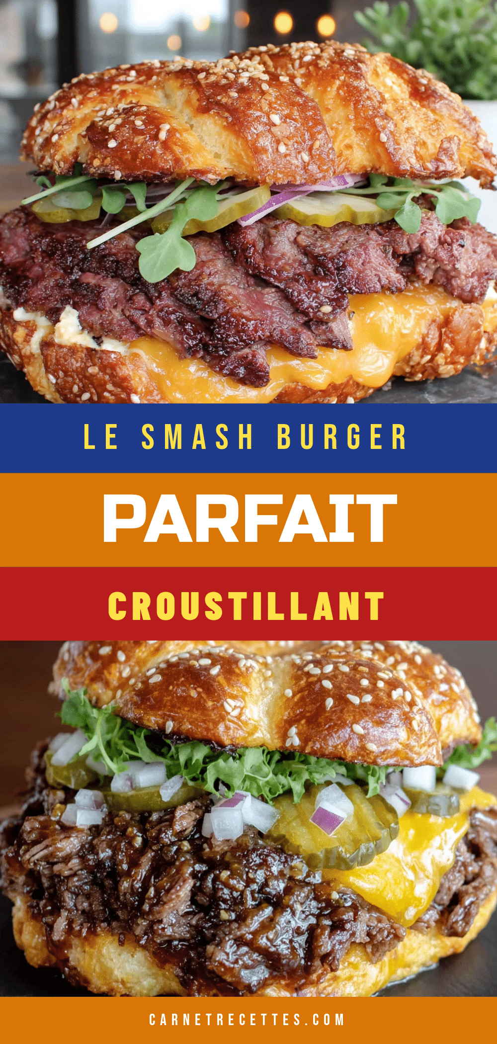 smash burger parfait et croustillant recipe