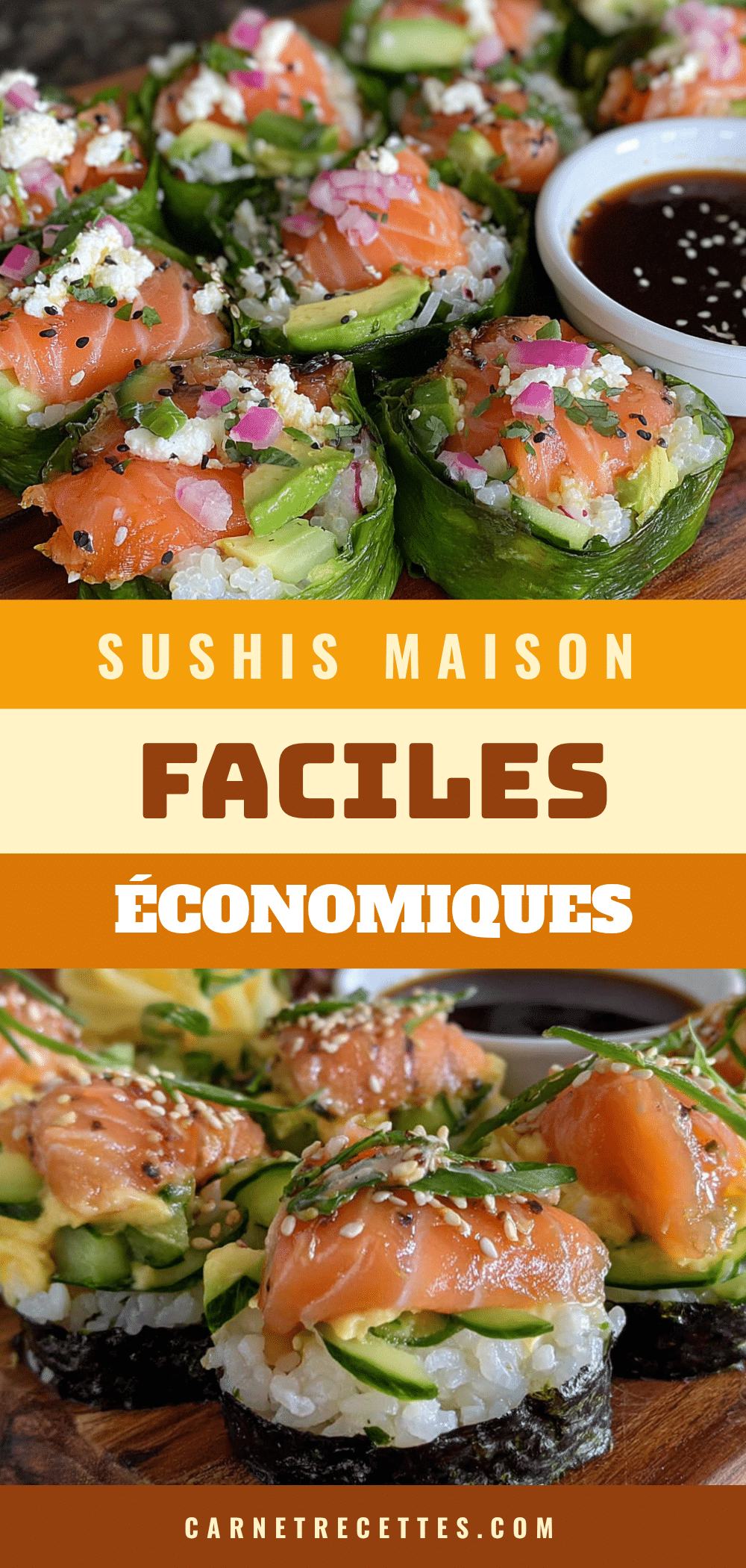 Sushis maison faciles et économiques recipe