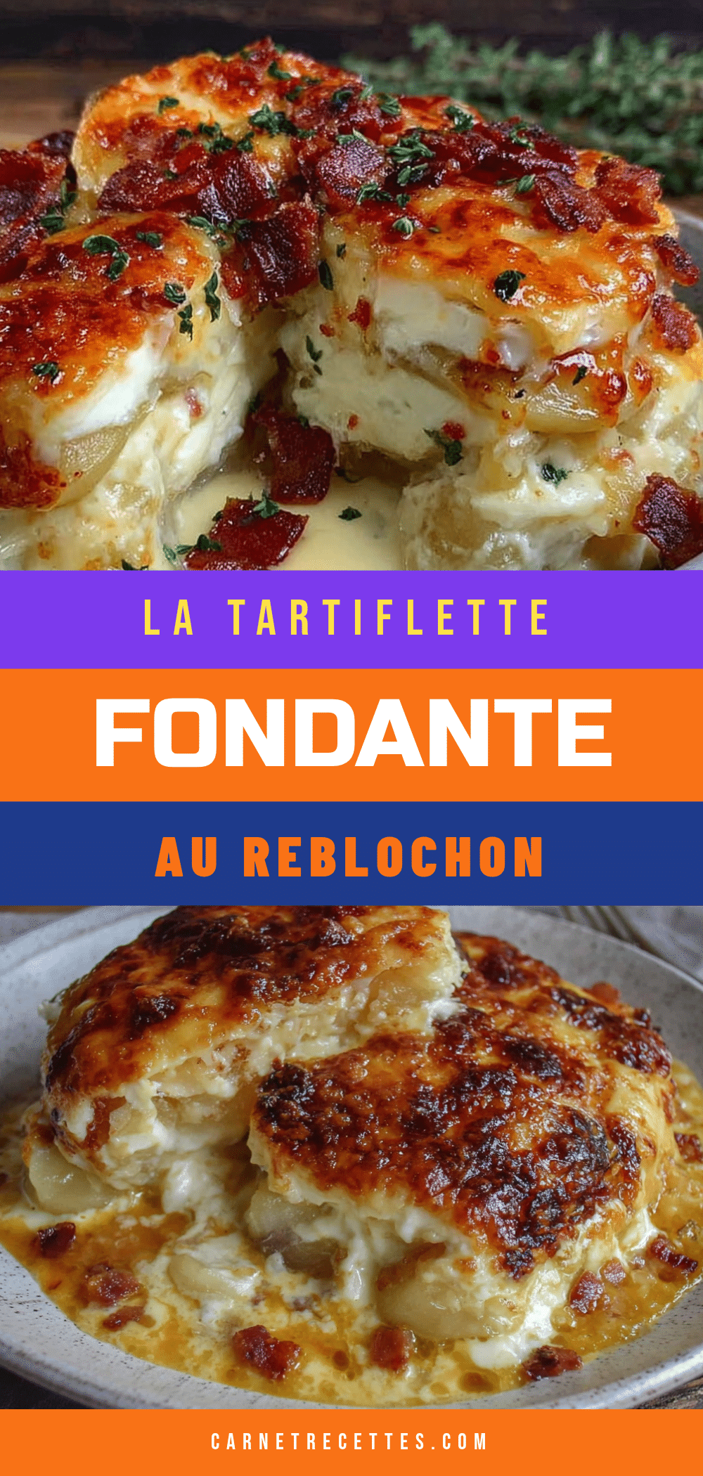 tartiflette fondante au reblochon recipe