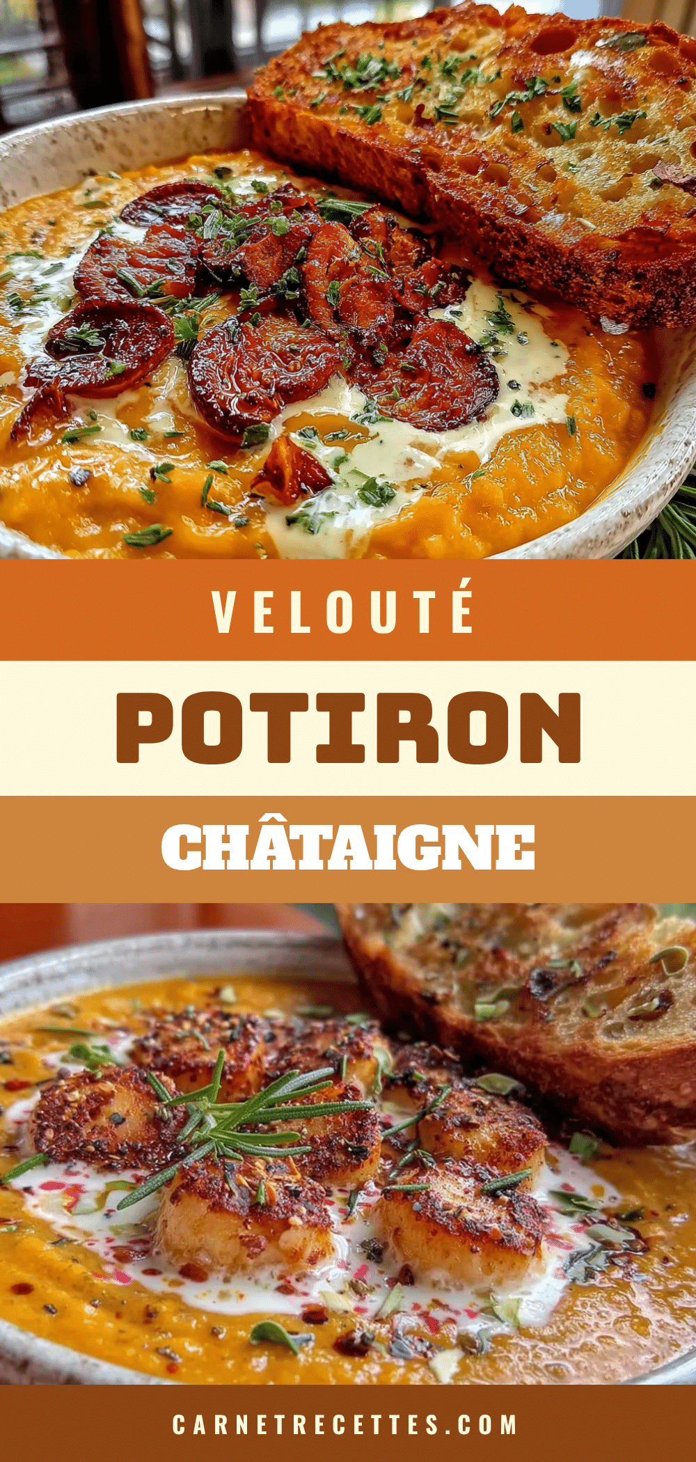 velouté potiron-châtaigne recipe